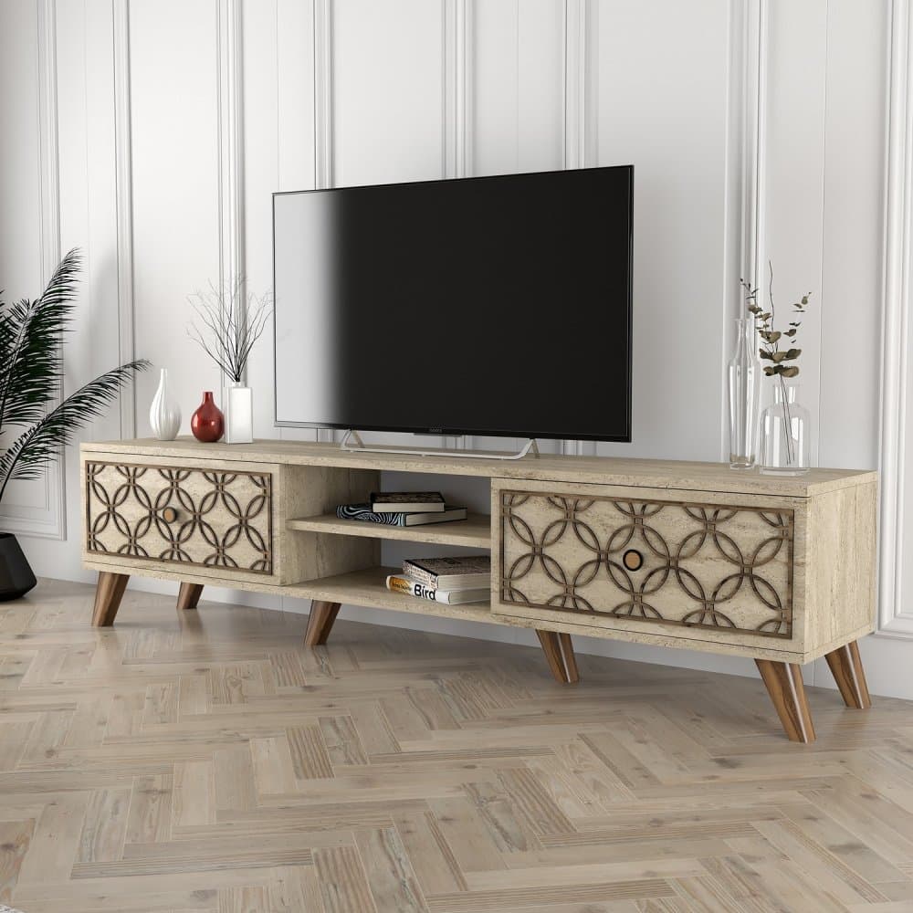 TV stolík Class - Travertine 1