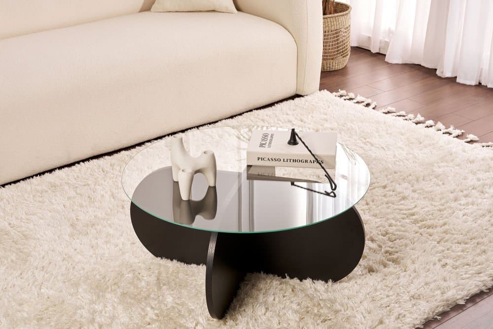 Konferenčný stolík Aeris - Wood Black, Fume 1