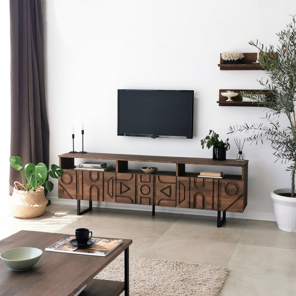 TV skrinka / Obývacia stena Aristo - Walnut 1