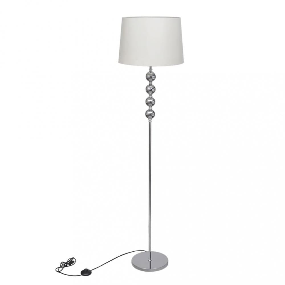 Stojacia lampa látka / kov Dekorhome 1