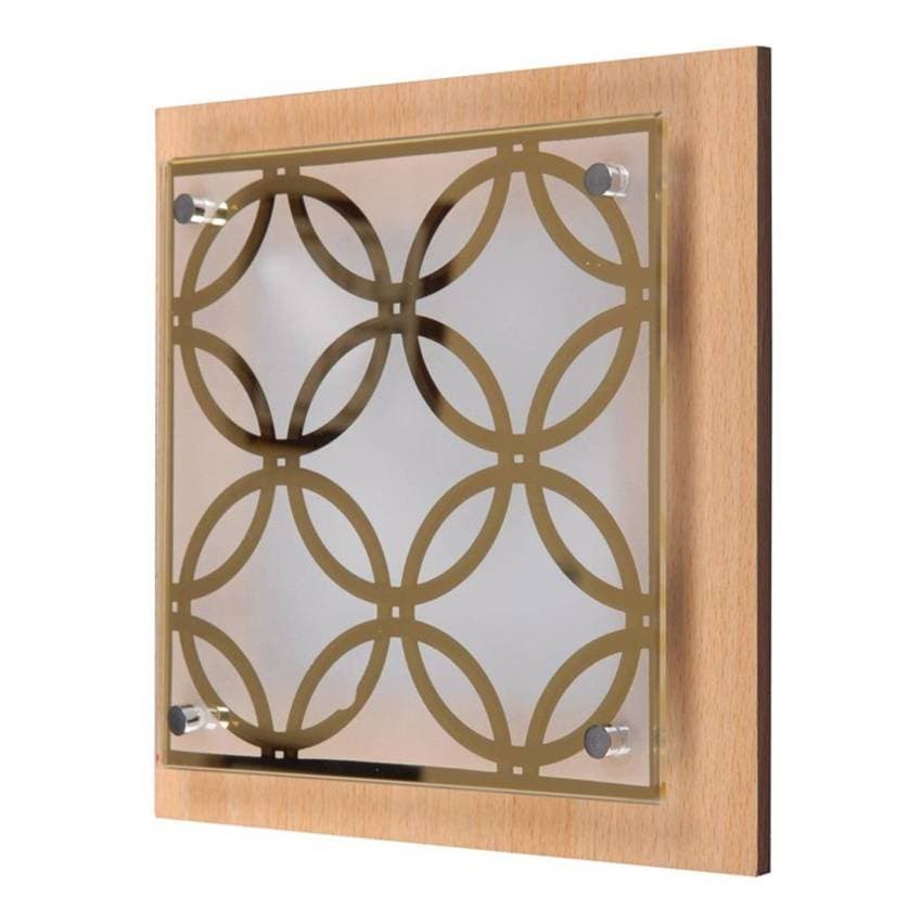 Nástenná/stropná lampa 24x24cm 60W E27 v kruhoch Planta 1