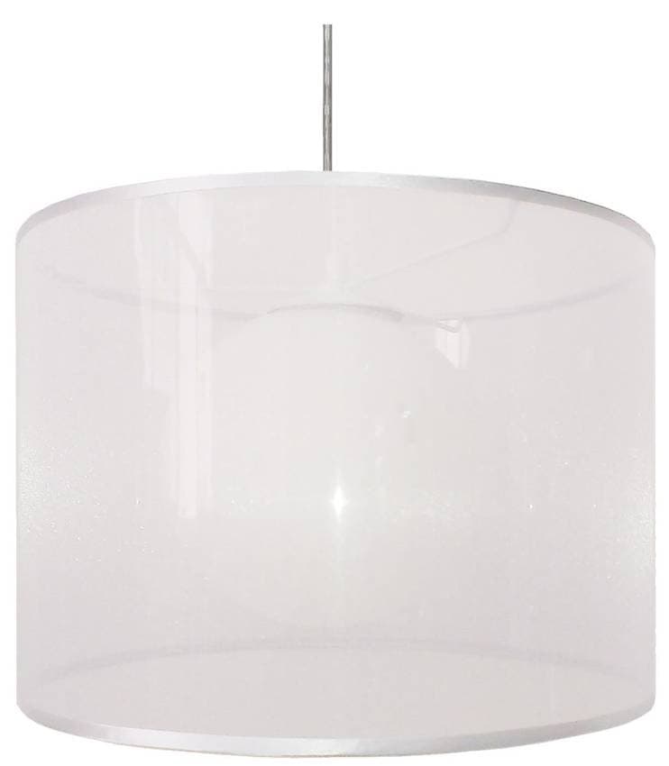 Závesná stropná lampa 1X60W E27 biela CHICAGO 1