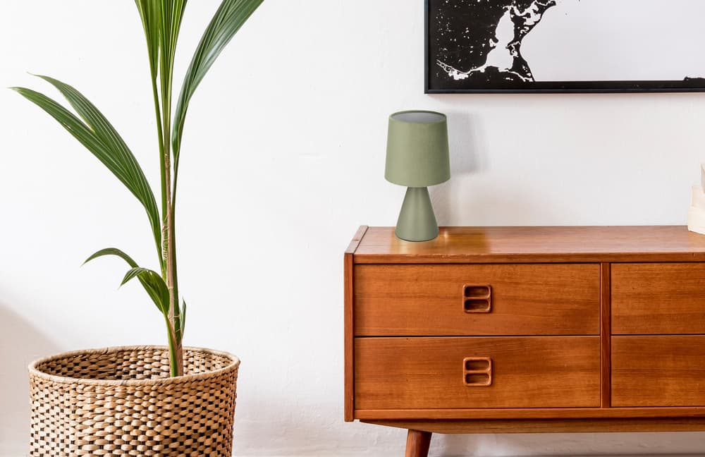 Stolová lampa SATTI sivozelená keramická s tienidlom E14 1x40W elegantná dekoratívna do obývačky, spálne, pracovne, klasického štýlu 1