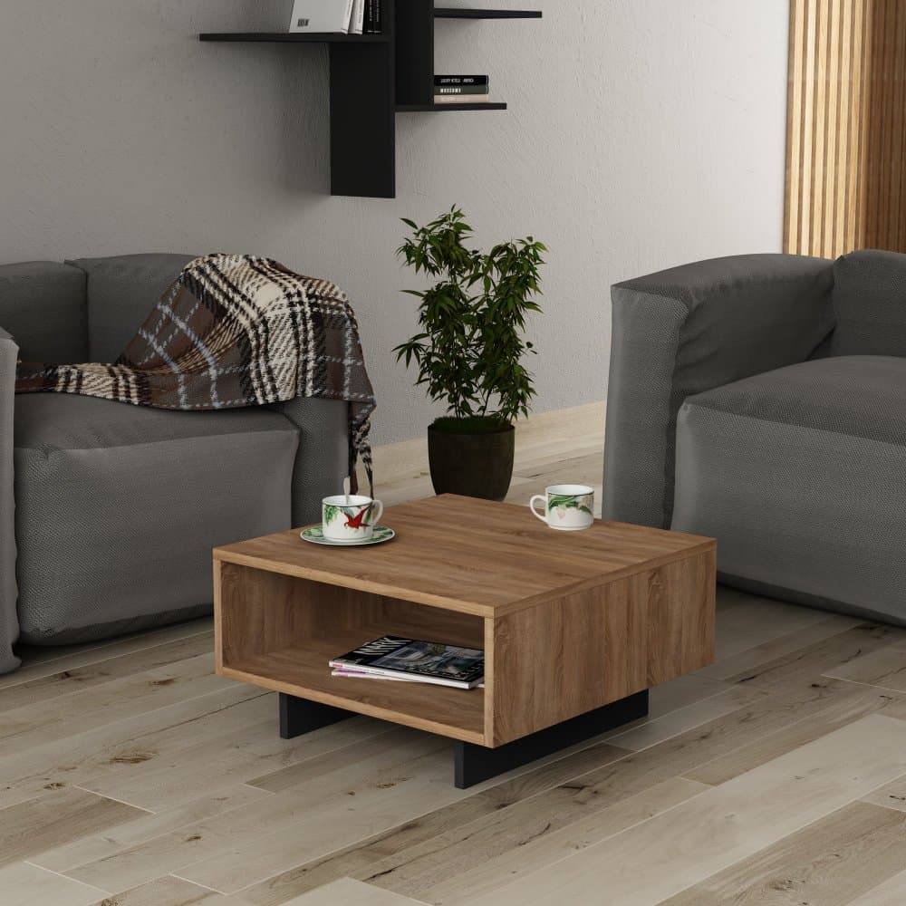 Konferenčný stolík Hola - Oak, Anthracite 1
