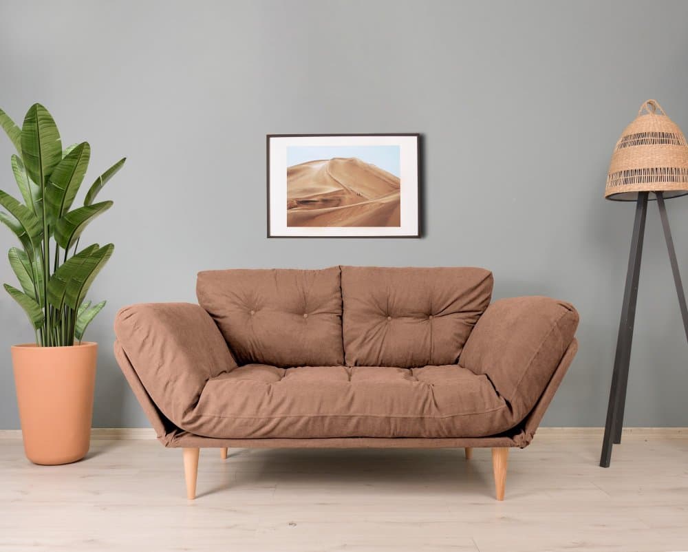 Trojmiestna rozkladacia pohovka Nina Daybed - Light Brown GR102 1