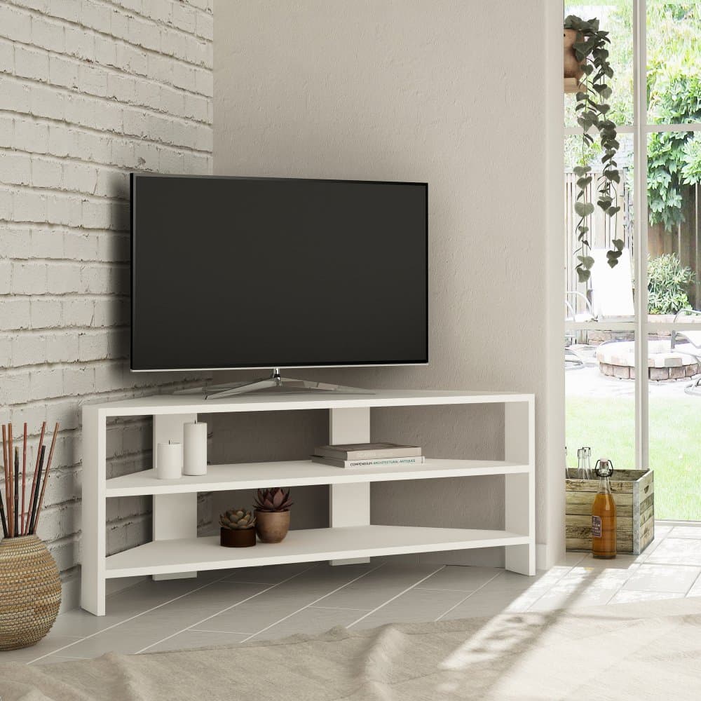 TV stolík Thales Corner - White