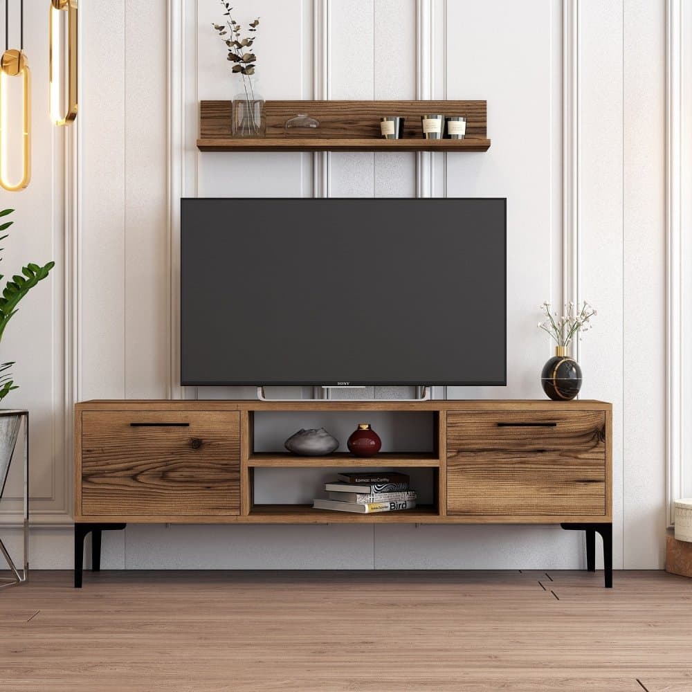 TV skrinka / Obývacia stena Riga - Walnut 1