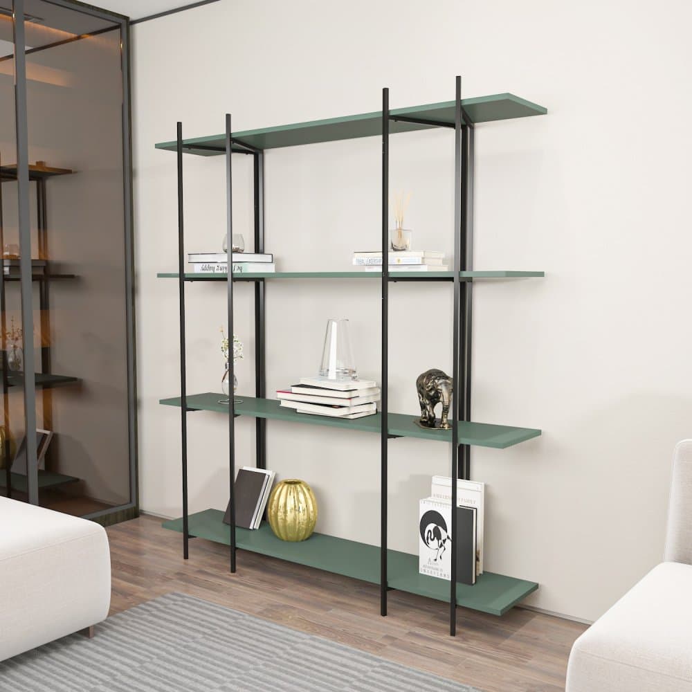 Knižnica Moss - Green, Black 1