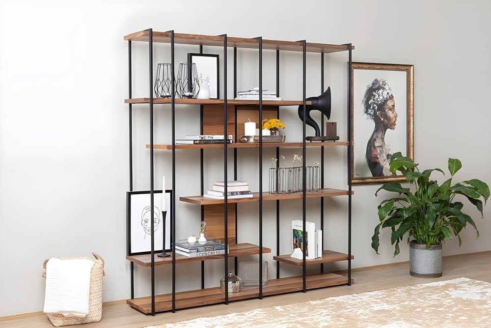 Knižnica Cooper - Walnut 1