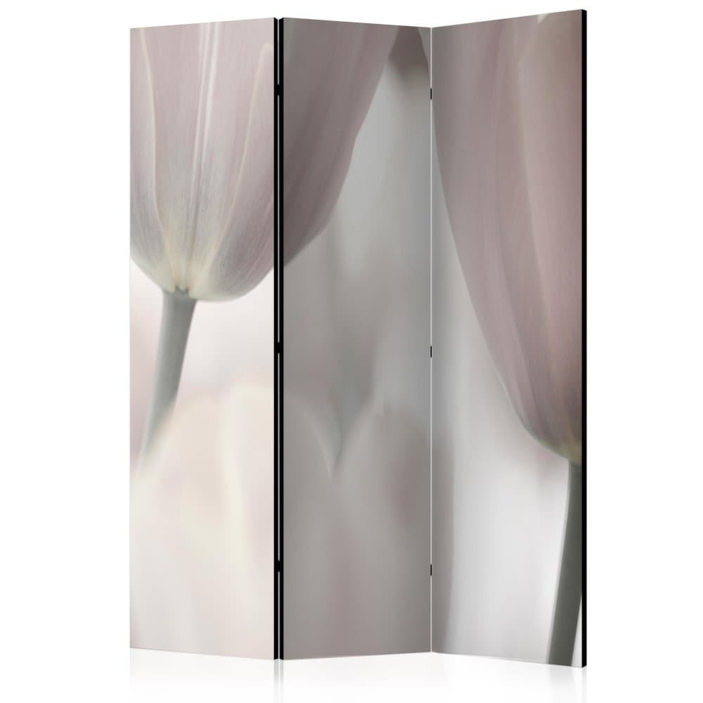 Paraván Tulips fine art - black and white Dekorhome 1