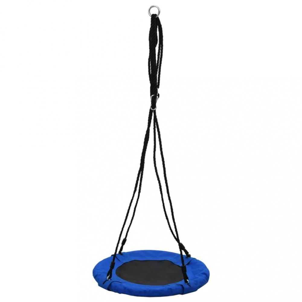 Hojdačka Ø 60 cm modrá / čierna Dekorhome 1
