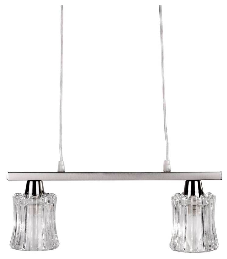 Stropná lampa Ibiza 2X40W E14 saténová