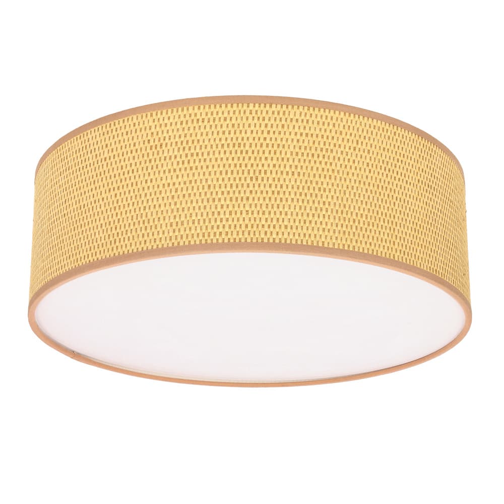 Stropná lampa SFONDO 2 38 cm biela 2x40W E27 frappé tienidlo 1