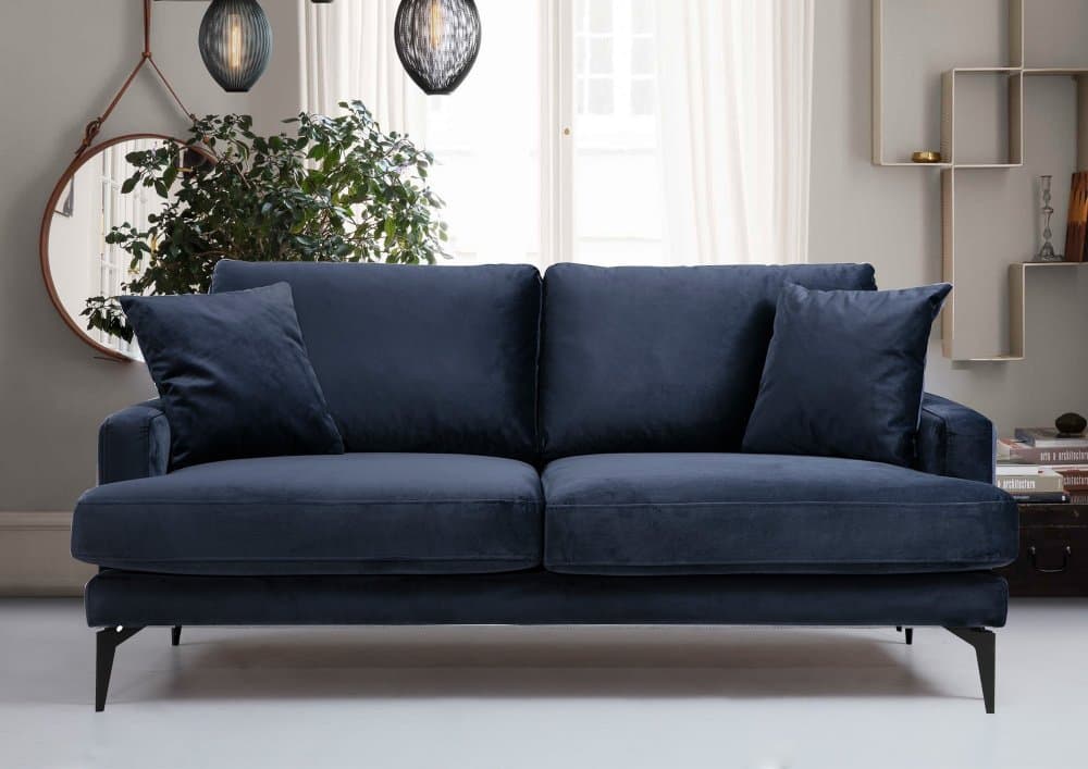 Dvojmiestna pohovka Papira 2 Seater - Navy Blue 1