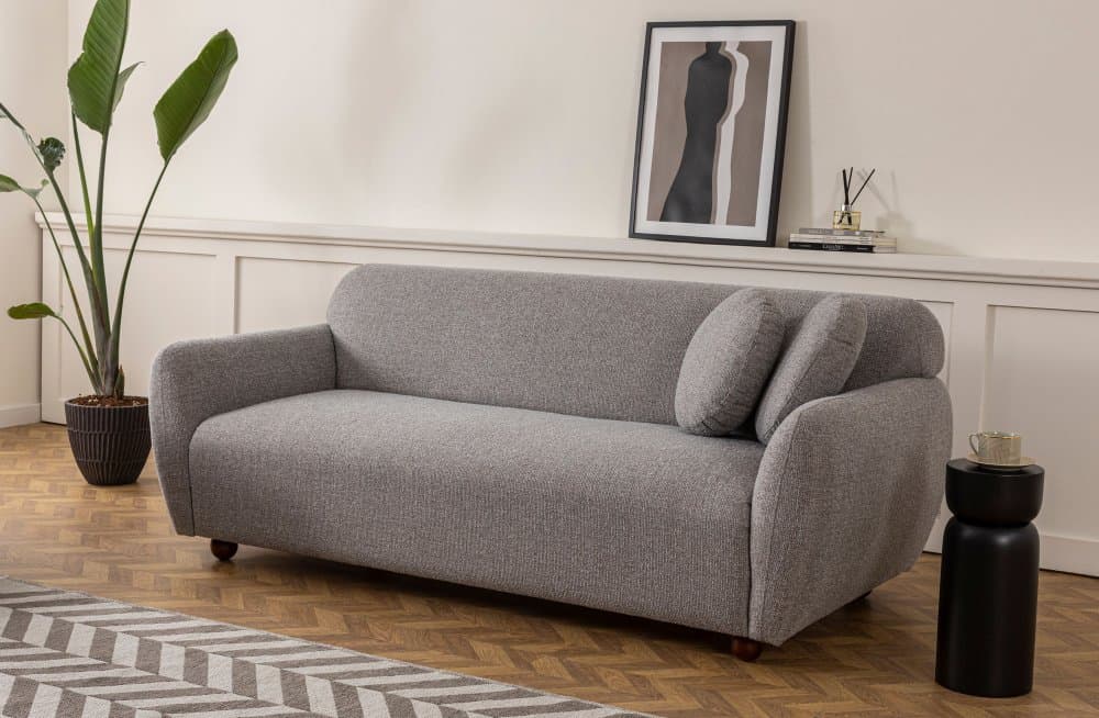 Trojmiestna pohovka Eddy - Light Grey 1