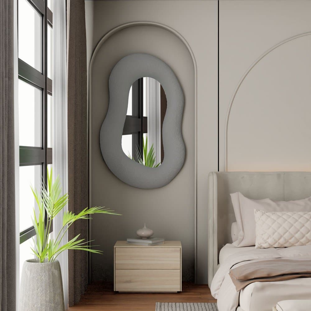 Dekoratívne zrkadlo Wabi Sabi Wabi - Concrete Grey 1