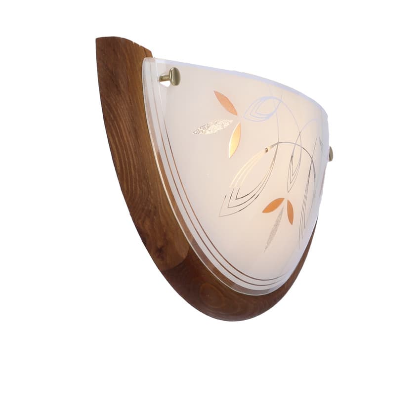 Stropné svietidlo Rustica, drevené štandardné, 1x60 W, E27, dub 1