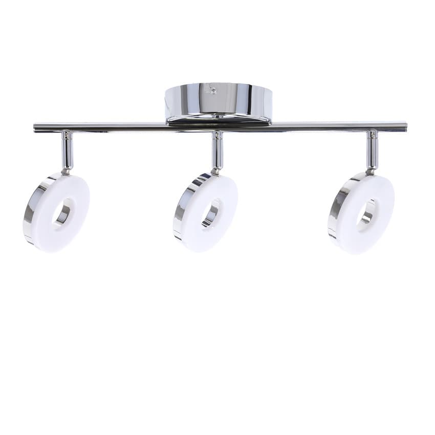 Nástenná LED pásová lampa 3X5W chróm THEMA