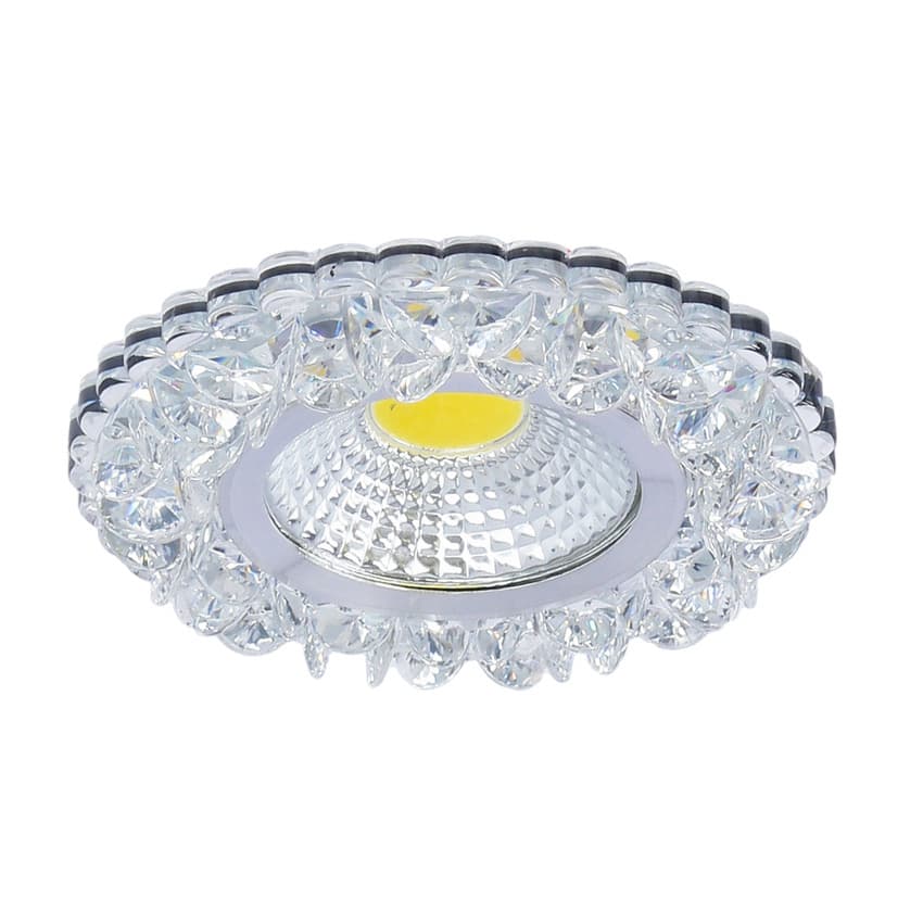 Okrúhle stropné svietidlo, bezfarebné, LED, 5W, SAK-03 1