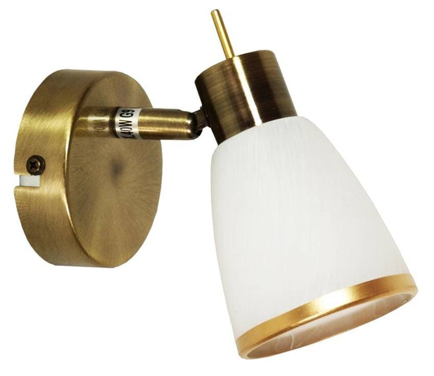 Patinovaná/biela nástenná lampa Lampa Regent 1