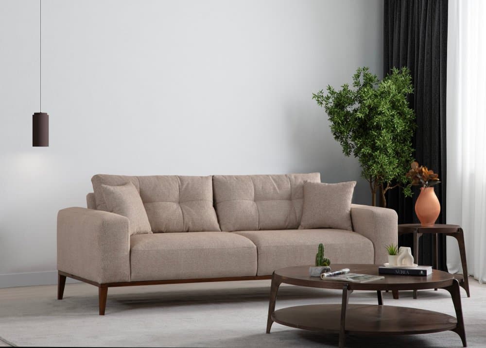 Trojmiestna rozkladacia pohovka Sinor 3 Seater - Beige