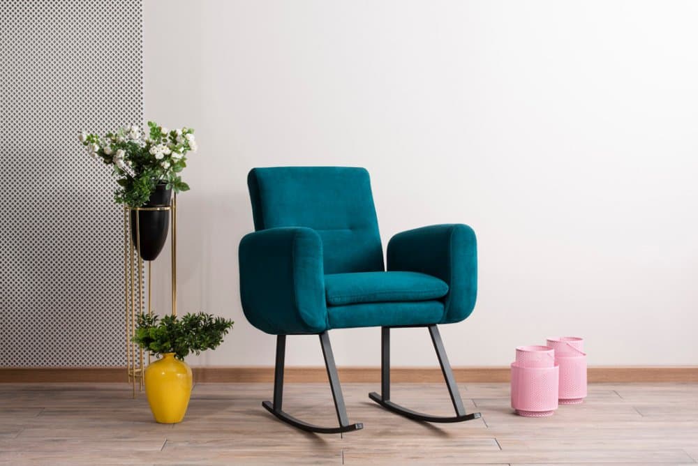 Hojdacie kreslo Kono - Petrol Green 1