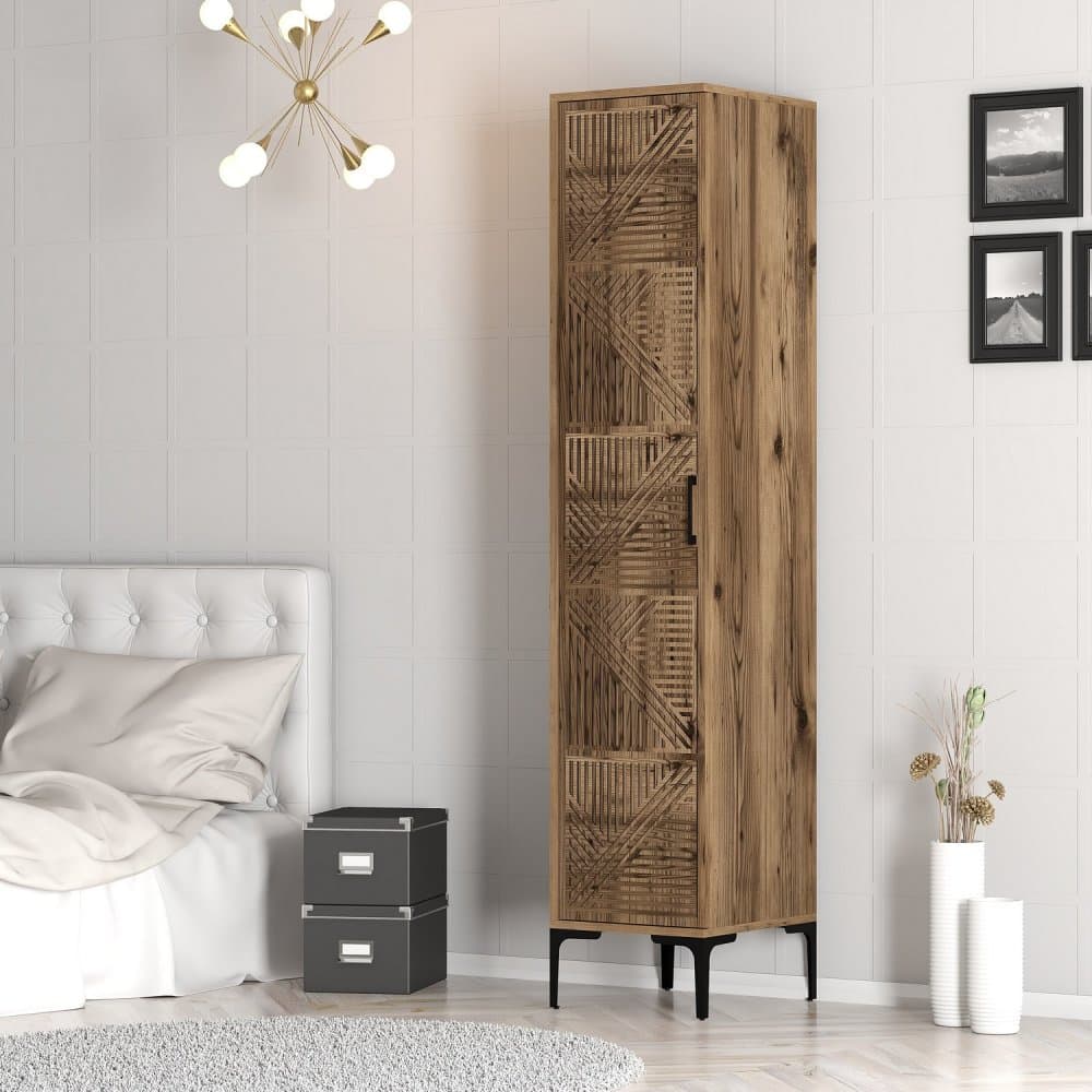 Šatníková skriňa Kumsal P - Walnut 1