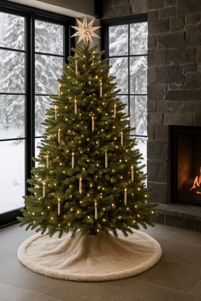 Christmas Tree Rug Yilbasi - Beige 6 1