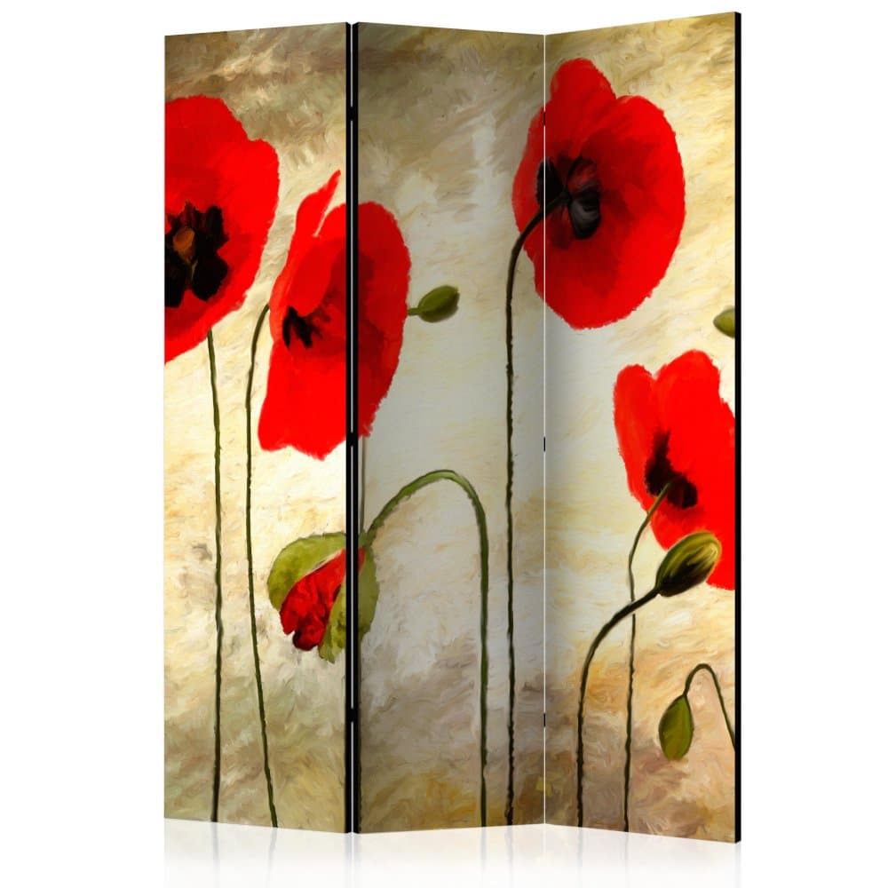 Paraván Golden Field of Poppies Dekorhome 1