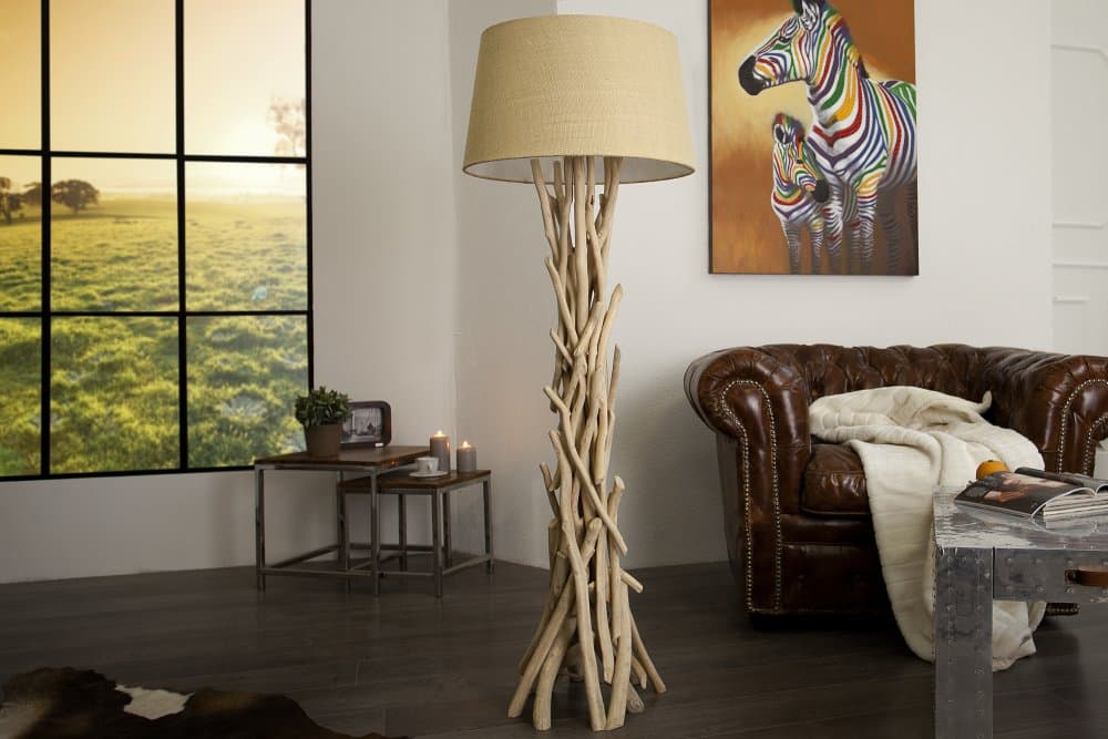 Stojací lampa MASERU Dekorhome 1