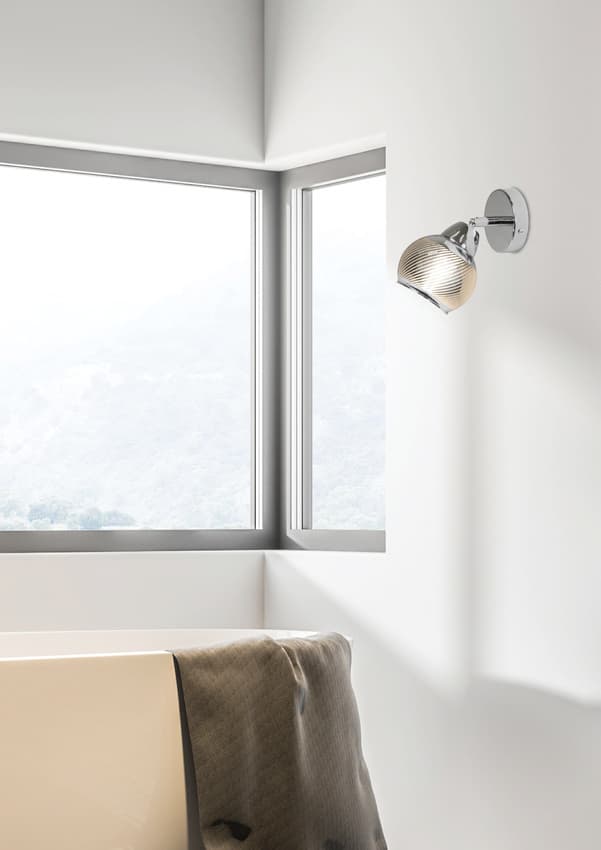 Nástenná lampa 1X10W E14 chróm FORT