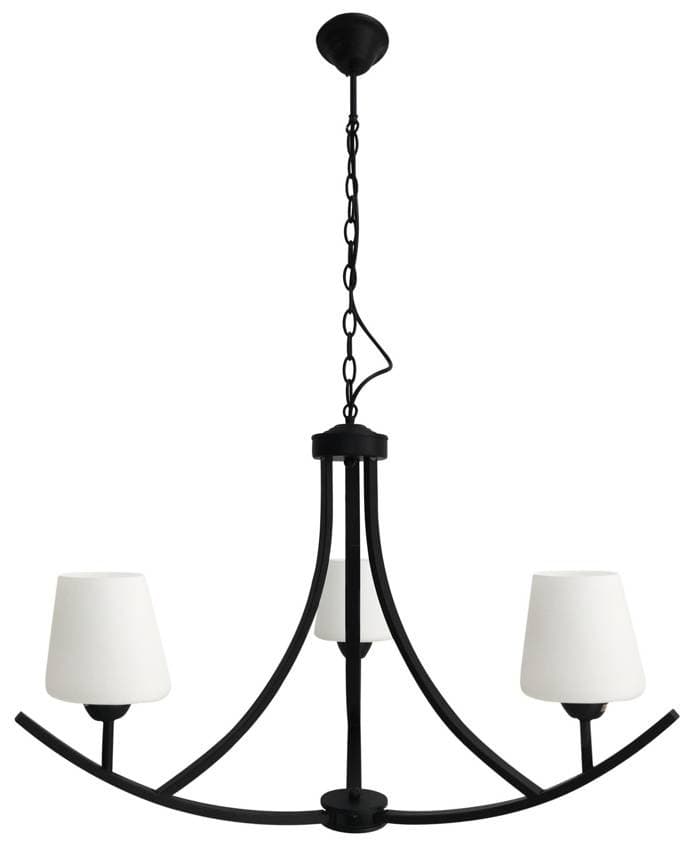 Stropná lampa závesná Londýn čierna 1