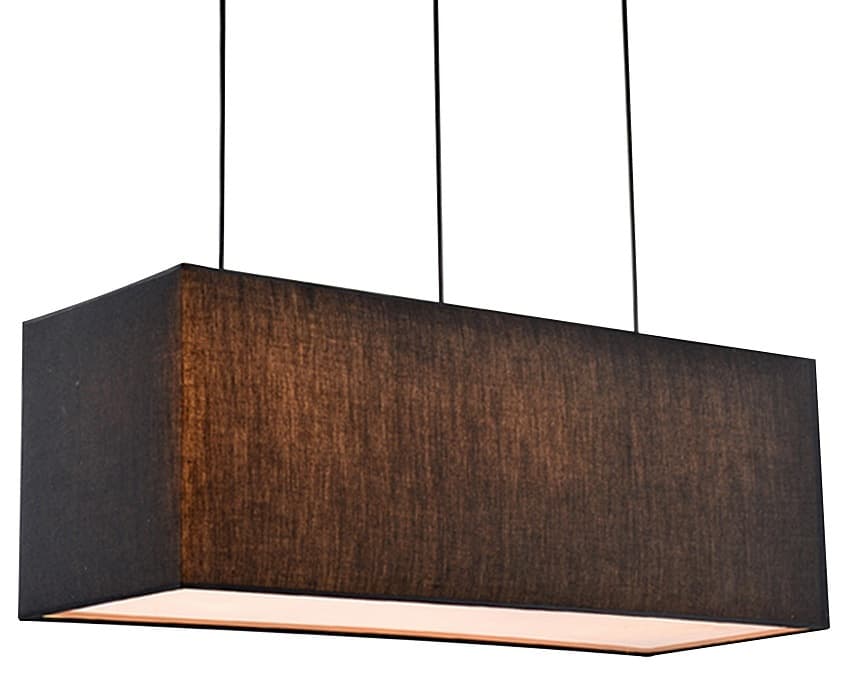 Stropná lampa čierna 5xE27 Boho 1