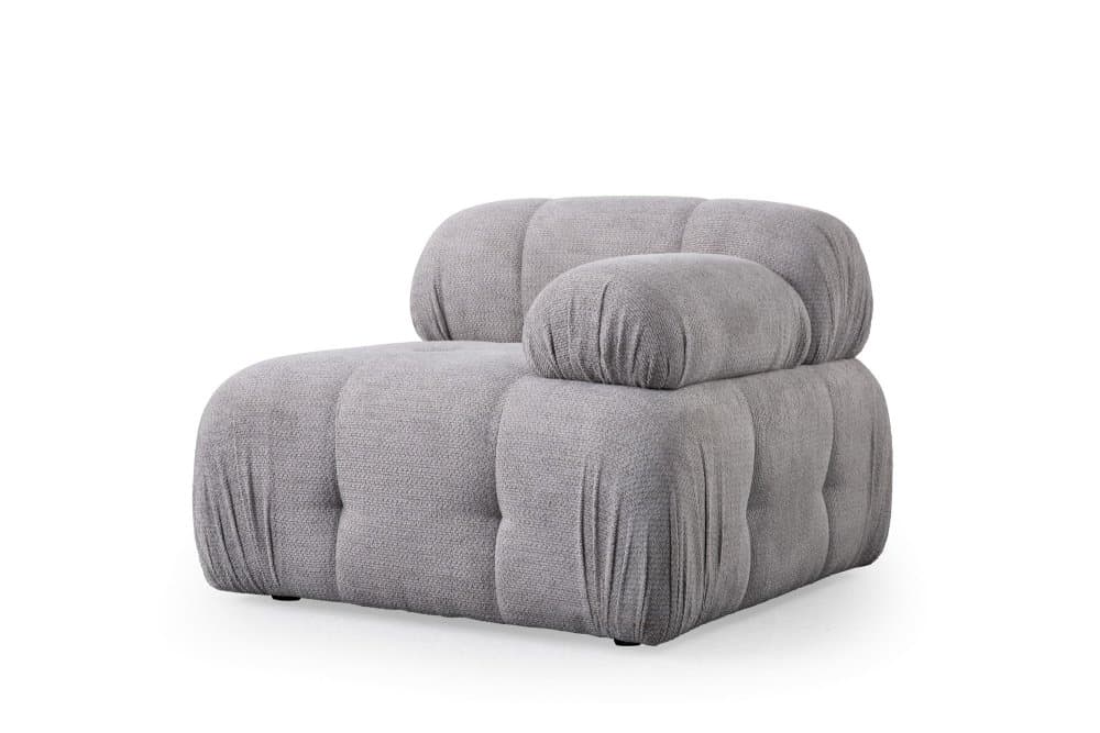 Kreslo / Jednomiestna pohovka Petite 1R - Light Grey