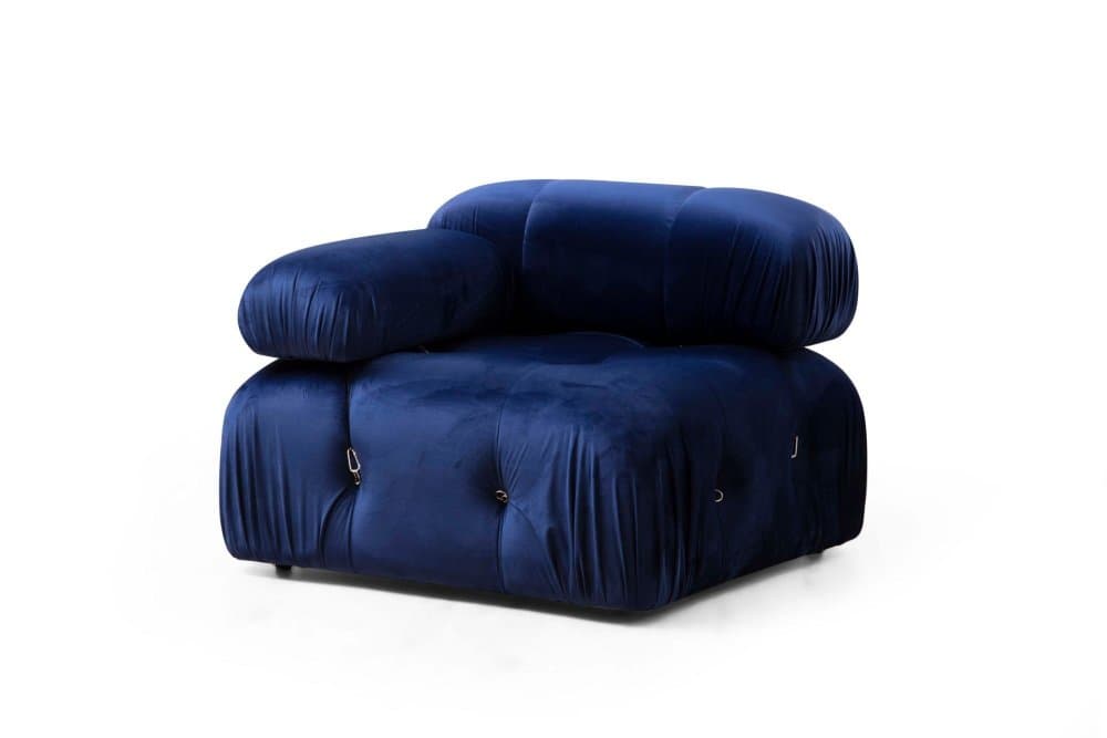 Kreslo / Jednomiestna pohovka Bubble L1 - Velvet Blue