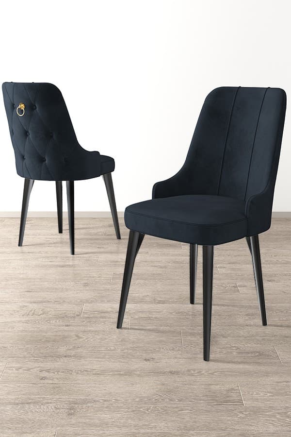 Súprava stoličiek (4 kusy) Newa - Anthracite, Black 1