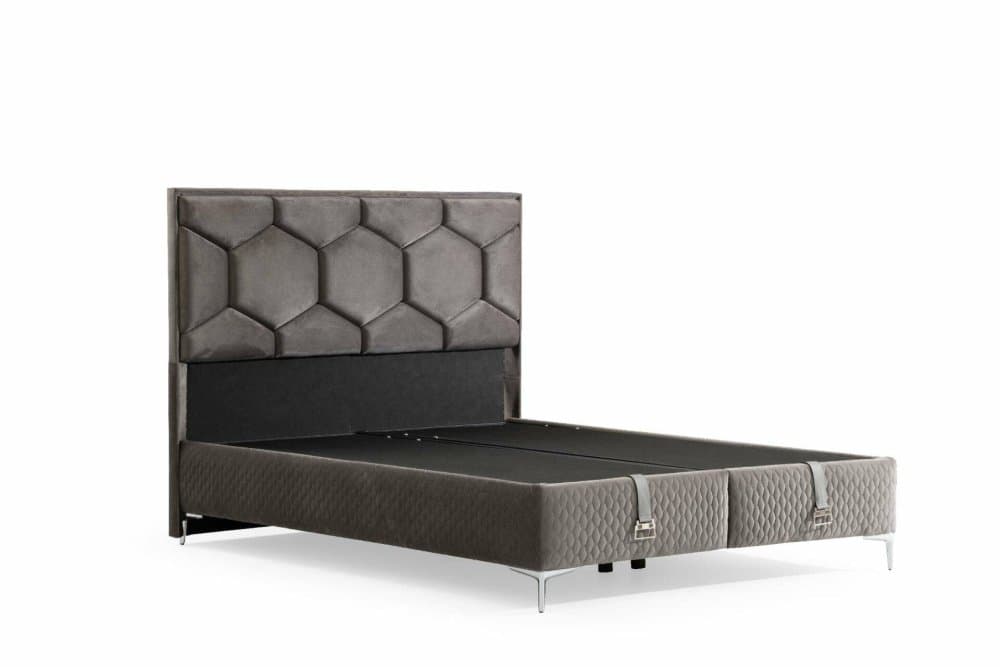 Rám manželskej postele s čelom Carbon 150 x 200 - Grey