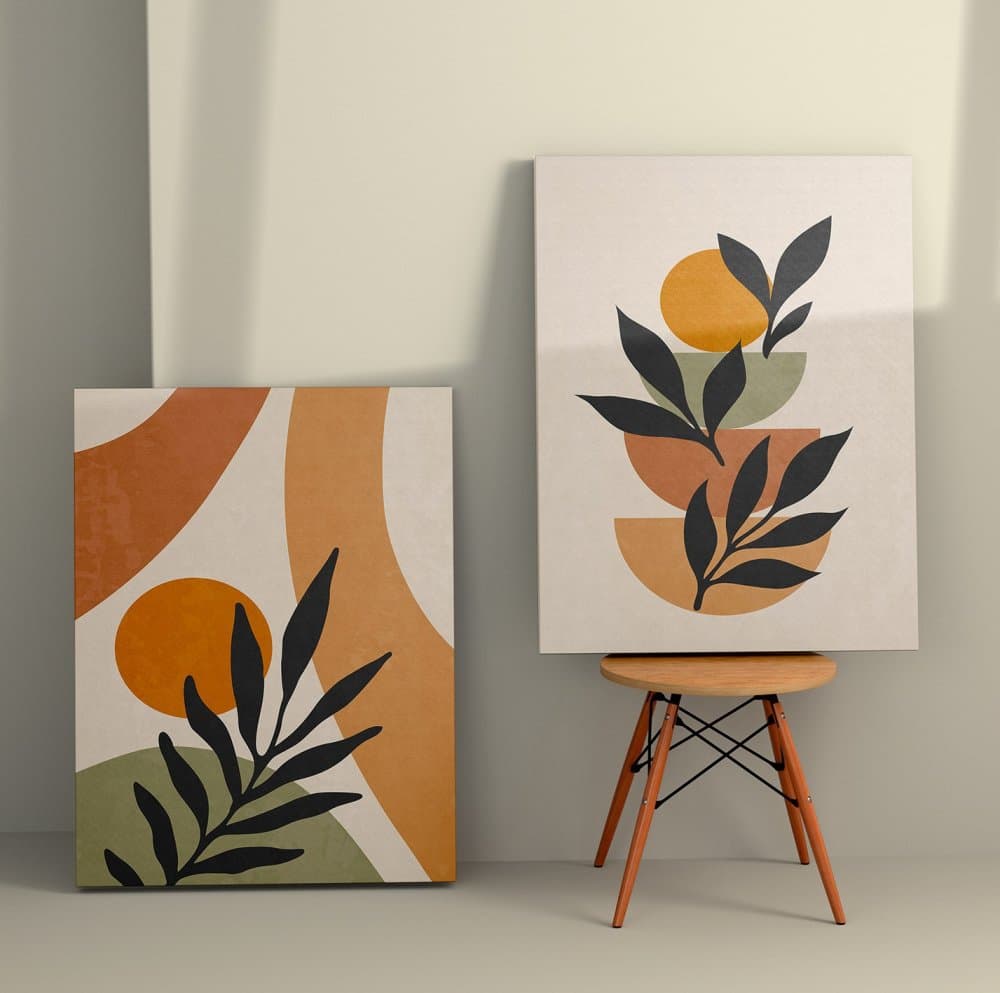Dekoratívny obraz na plátne (2 kusy) 2KNV4271 - 50 x 70 1
