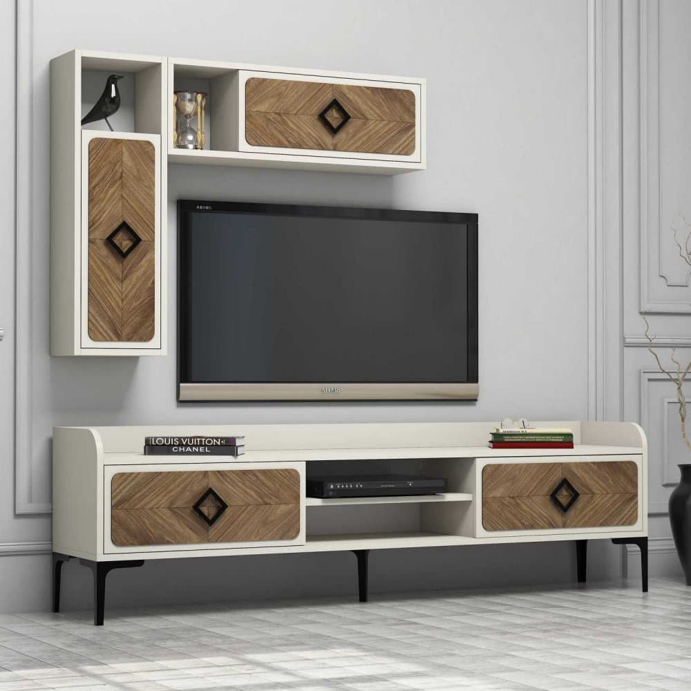 TV skrinka / Obývacia stena Samba - Cream