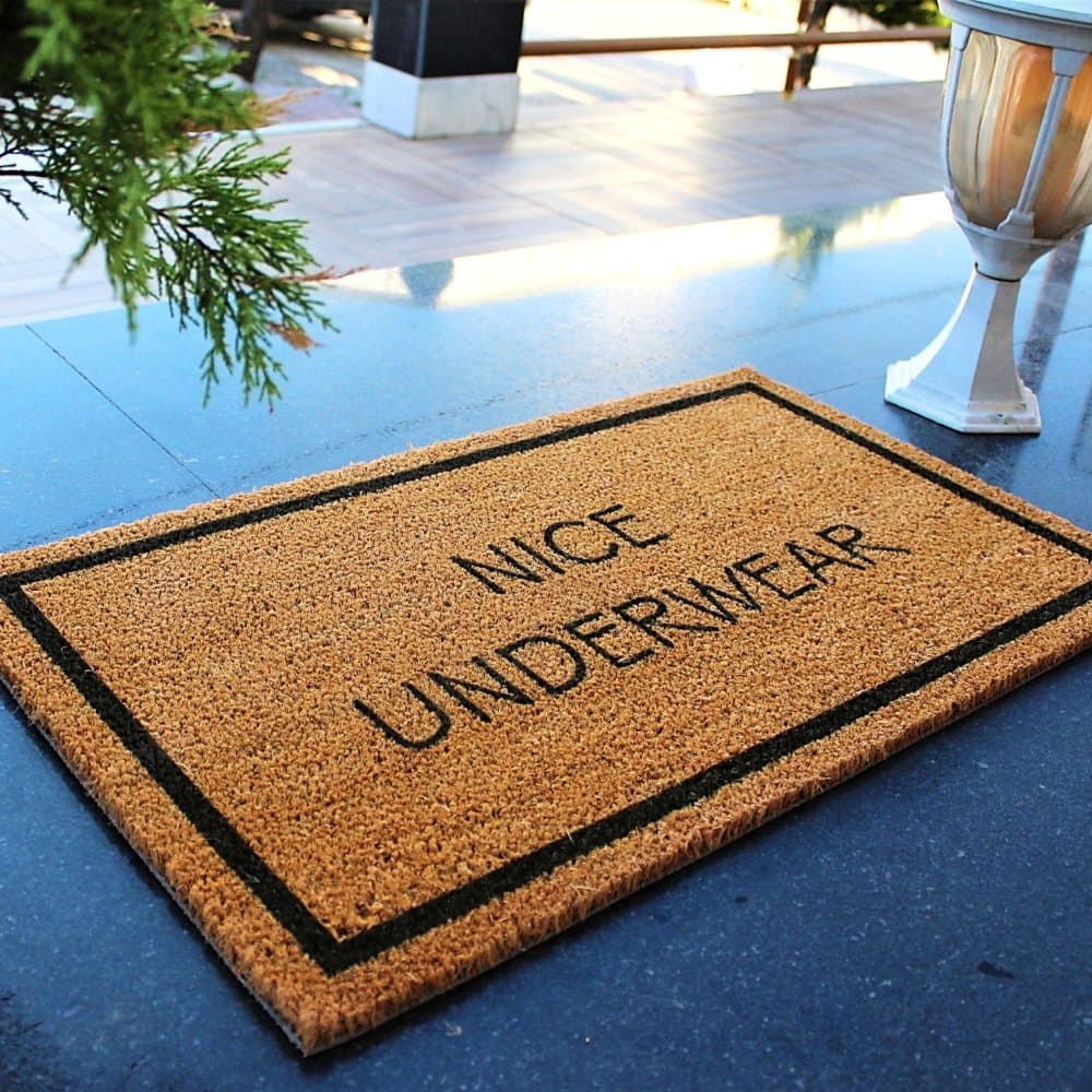 Coco Doormat Nice Underwear 1