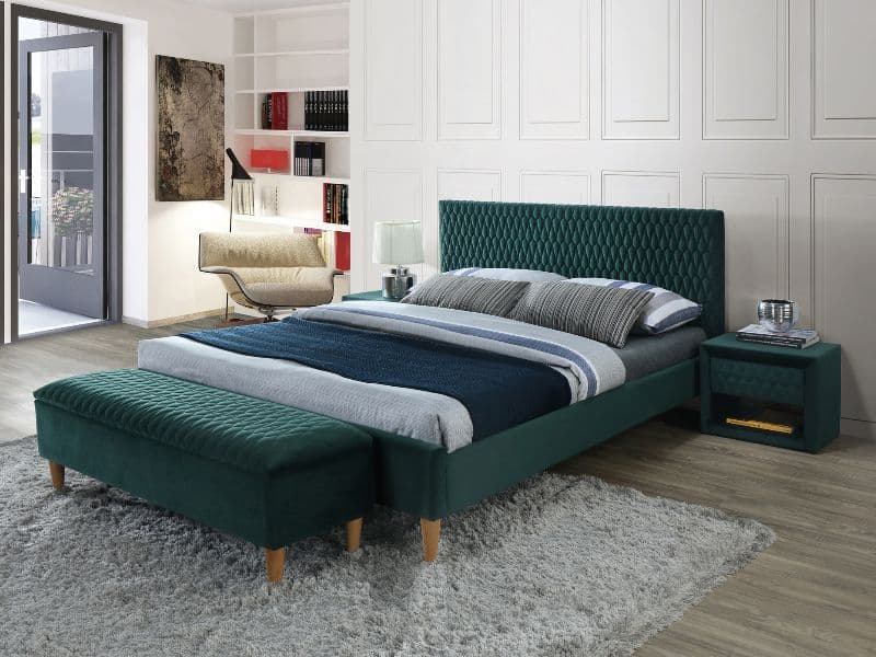 Posteľ AZURRO VELVET 160 Signal