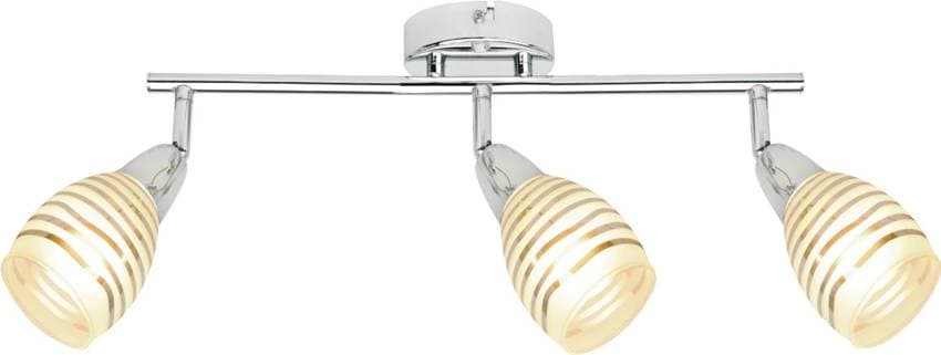 Nástenná lampa Jubilat s pásikom E14 LED chróm
