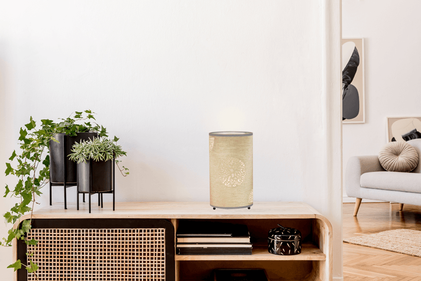 Stolová lampa Perla E14 béžová