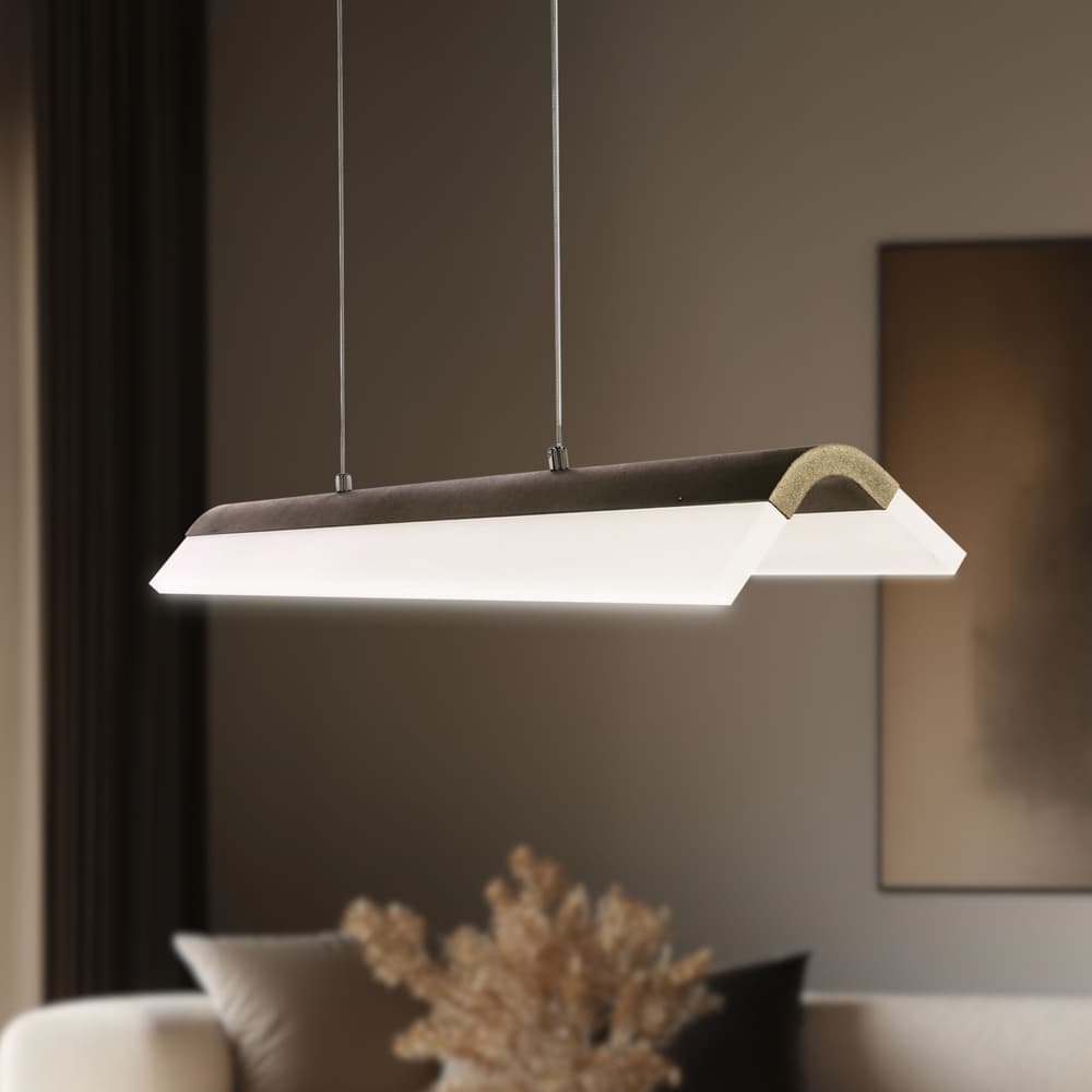 Apeti Curacoa LED hnedá závesná stropná lampa 4000K 1