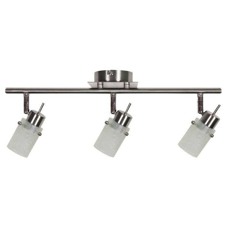 výpredaj stropnej lampy Frozen Strip 3x40W G9 nikel matný