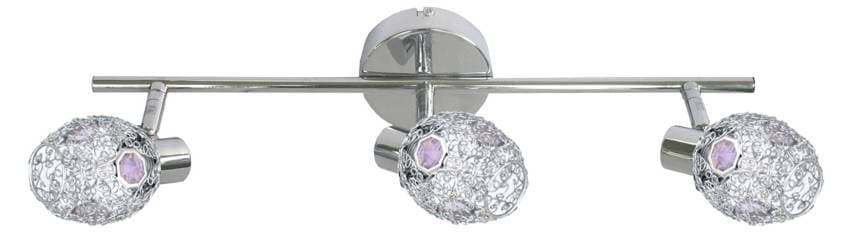 Stropné svietidlo Candlellux Golden 3X40W G9 chrómovo-fialové