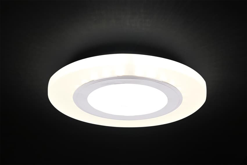 Strieborné matné stropné svietidlo 2x5W LED 4000K SSP-27 1