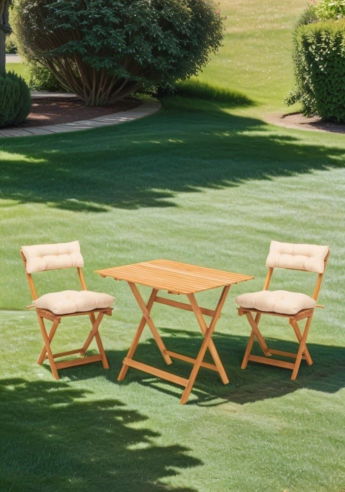 Garden Table & Chairs Set (3 Pieces) My003A 1