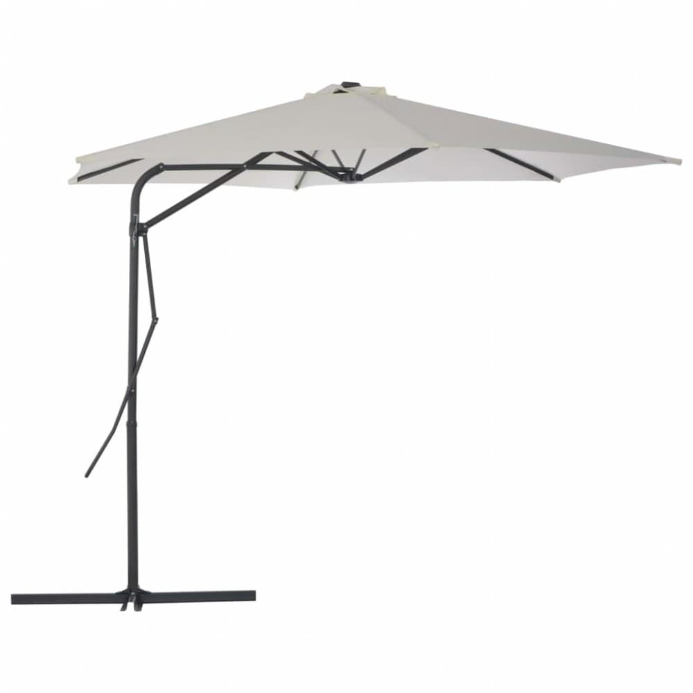 Záhradný slnečník s oceľovou tyčou Ø 300 cm 1