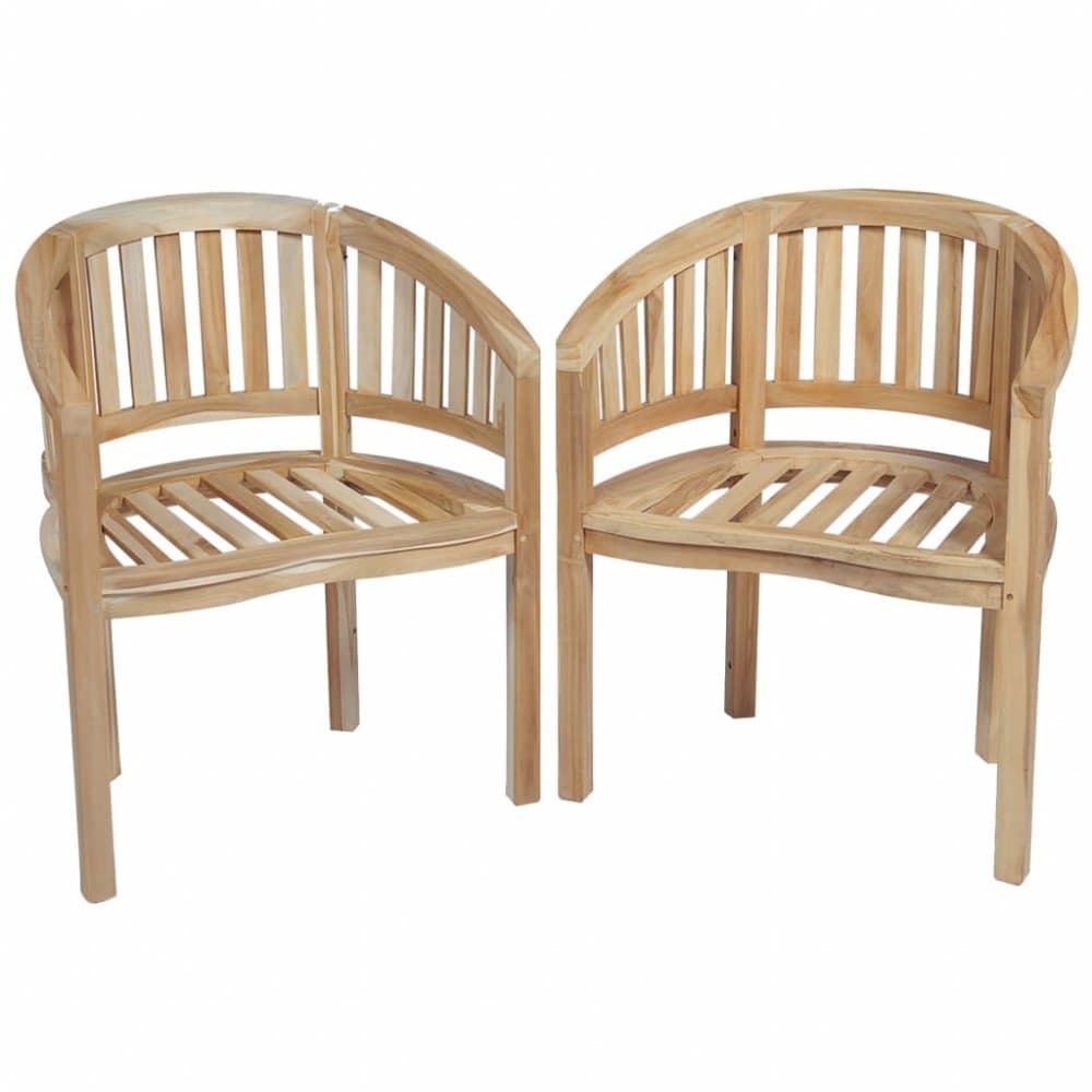 Záhradná stolička BANANA 2 ks teak